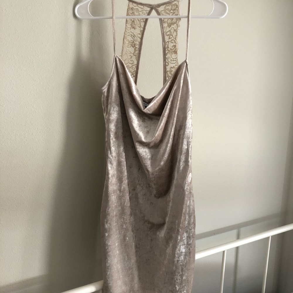 Velour dress